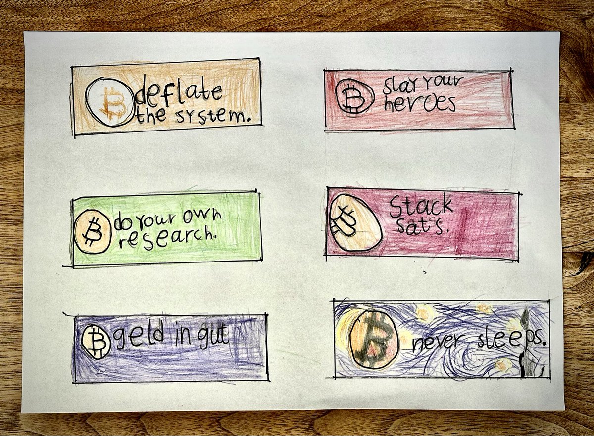 copiaro's tweet image. ☕️ GM. Sunday Morning Surprise. 
I love my kids… 🧡

#StudyBitcoin