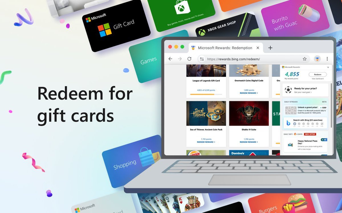 usa_feeds's tweet image. Use Microsoft Edge 🌐 to maximize your #BingRewards experience! Smooth browsing, built-in Bing search, and automatic point collection! 💻 #MicrosoftRewards #SmartBrowsing 

🎁 Redeem Rewards: tinyurl.com/2tc6kr46
🎁 Redeem Rewards: