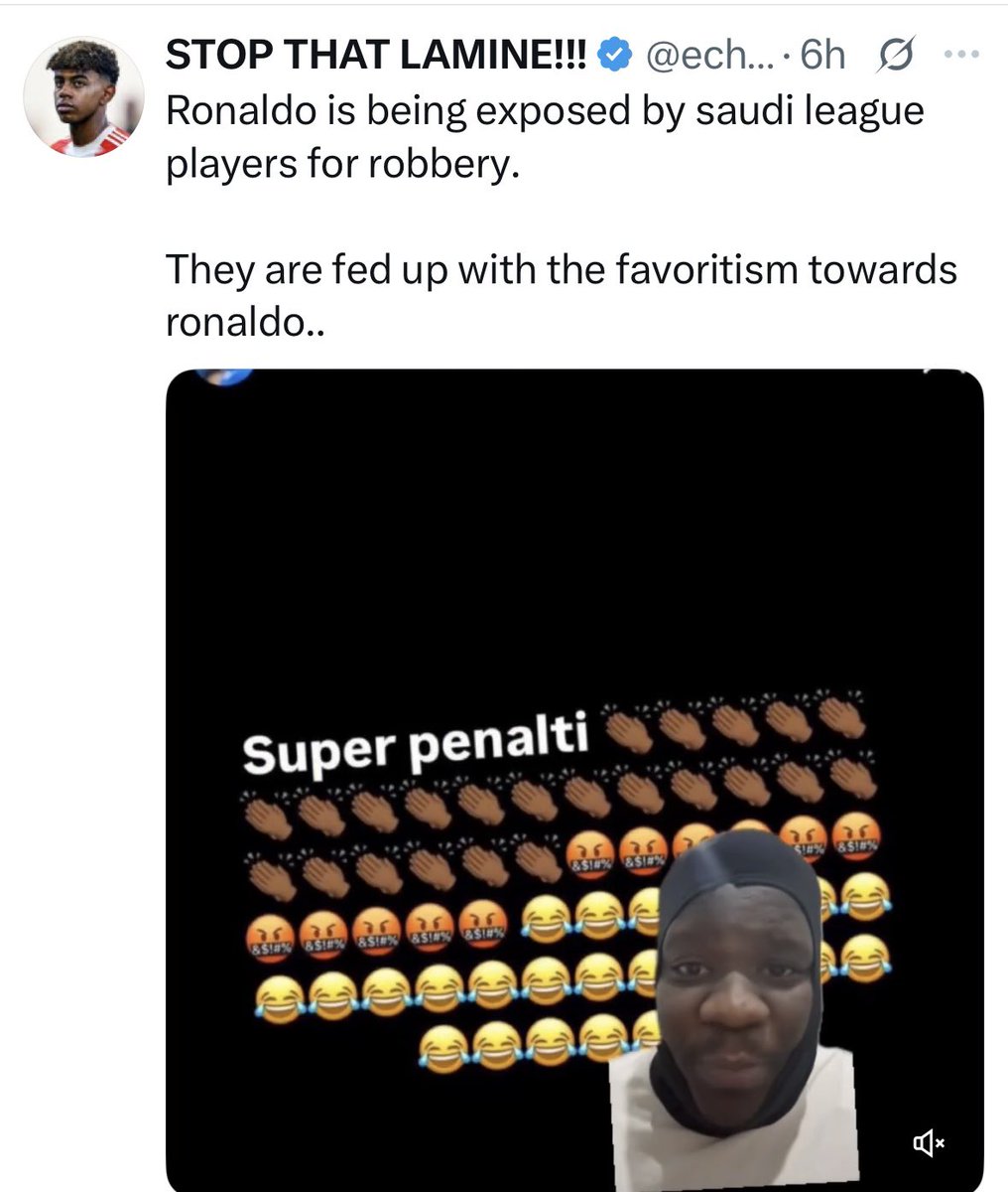 اليوم السوشال ميديا الرياضية العالمية كلها عن #دوري_روشن .. ولكن للاسف سلبا وليس ايجابا. خساره ، عالم تعمل وتبني وعالم تهد وتدمر، ومثل هؤلاء يجب ان يُجتثوا من منظومتنا الرياضية عبر قرارات صارمة تتناولها نفس وسائل التواصل. 

#وزارة_الرياضة 
#دوري_روشن 
#رؤية_السعودية_2030