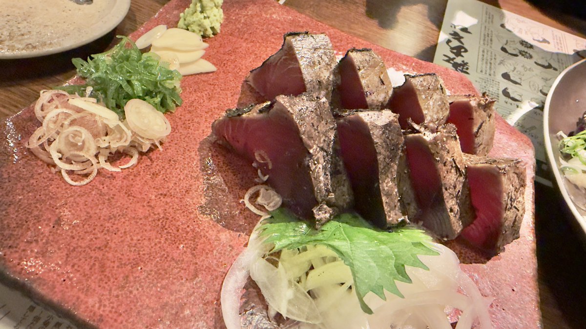 カツオのタタキ