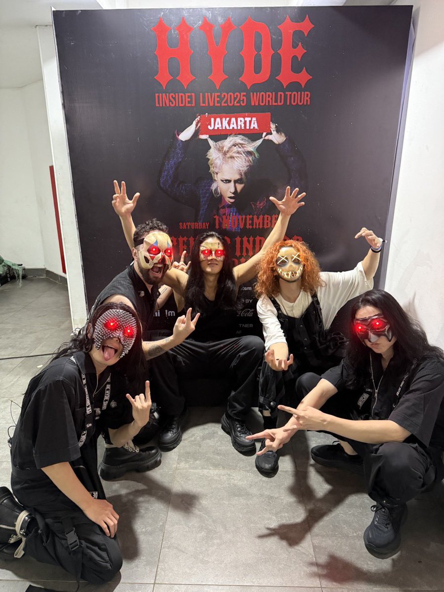 Thank you Jakarta! 
#HYDEINSIDELIVE2025WORLDTOUR
