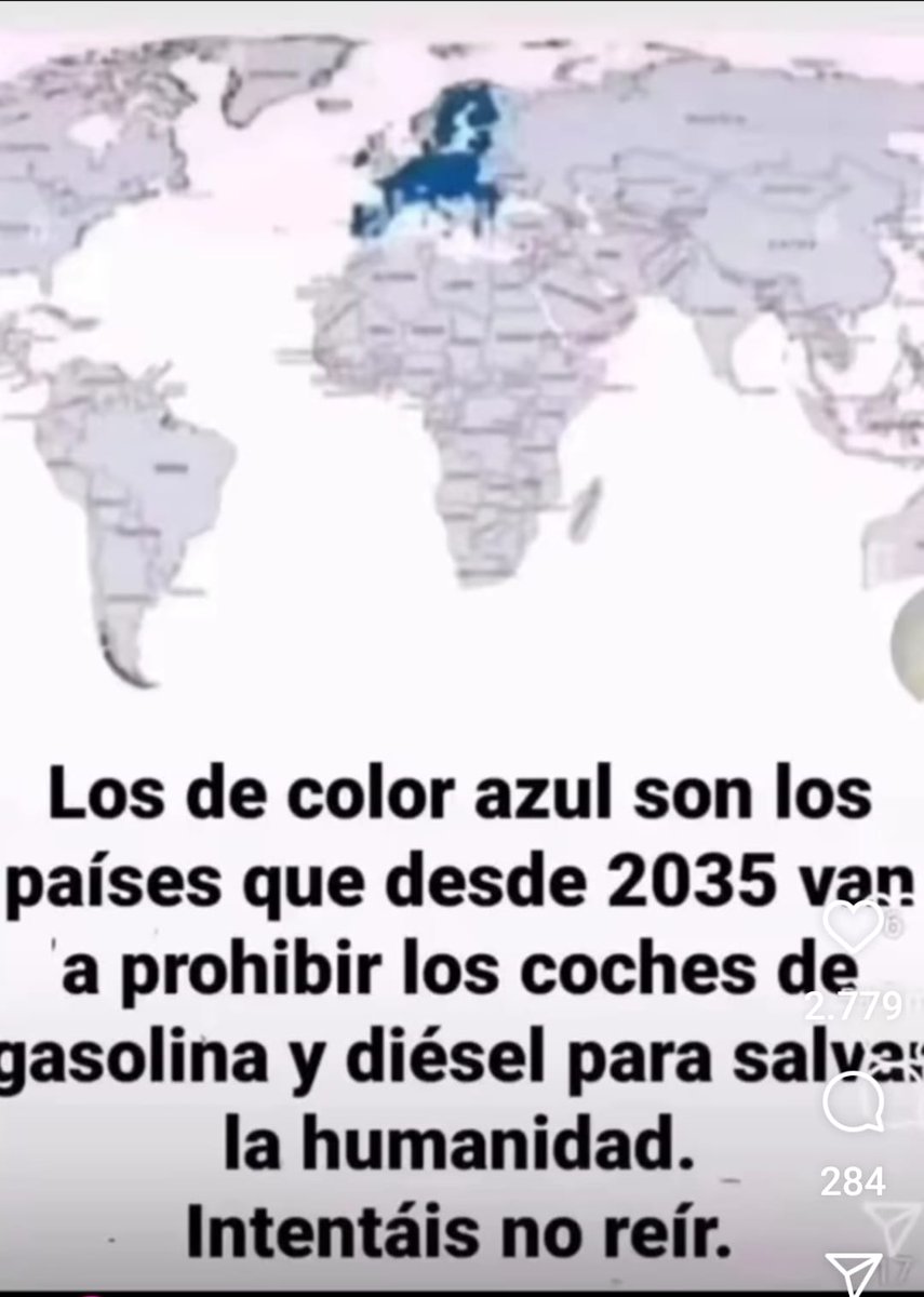 <a href="/CapitanBitcoin/">Capitán Bitcoin</a> Entonces la cosa es que para salvar el planeta los habitantes de la UE nos tenemos que comprar un coche eléctrico, pero los africanos; no, los sudamericanos; no, los norteamericanos; no, los asiáticos; no, los australianos; no, los rusos; no, los canadienses; no, los turcos; no..