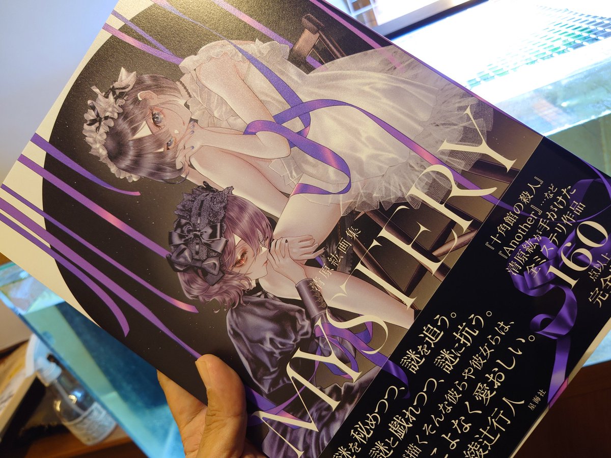 清原先生の画集MYSTERY届く。 魅力、魅力、魅力、それが圧倒的。 1枚