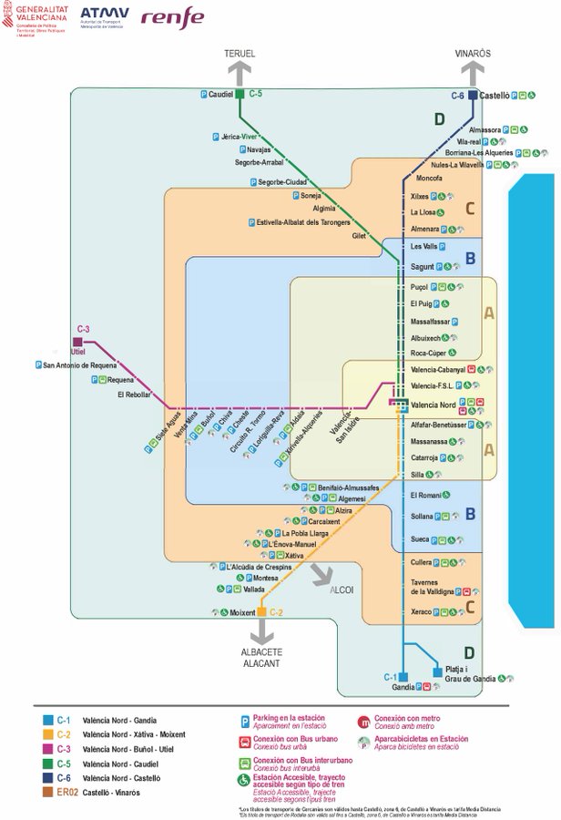 Ahorra viajando por el área metropolitana de València con la tarjeta única #SUMA.

🚊
<a href="/CercaniasVLC/">Cercanías València</a>

🚇
<a href="/metrovalencia/">Metrovalencia</a>

🚌
<a href="/emtvalencia/">EMT València</a>

🚍#MetroBus 

Estalvia viatjant per l'àrea metropolitana de València amb la targeta única #SUMA.

🚊
@cercaniasvlc

🚇
<a href="/metrovalencia/">Metrovalencia</a>

🚌