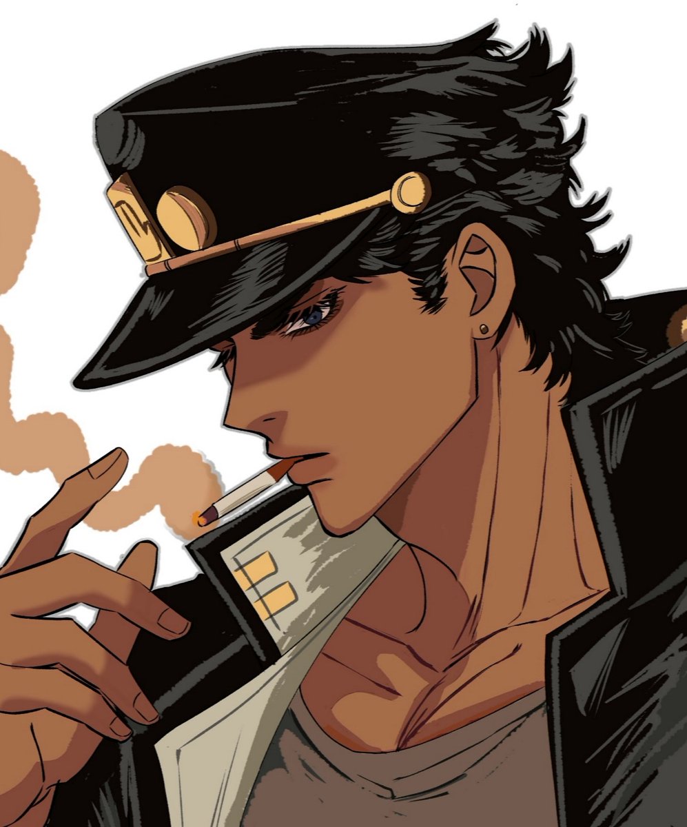 amo_un0's tweet image. 작년에 그렸던 죠타로..애정이 그득하네요 진짜