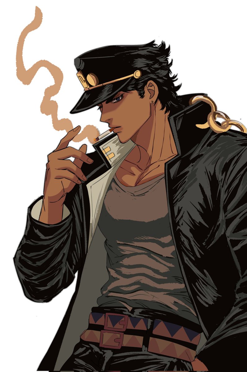 amo_un0's tweet image. 작년에 그렸던 죠타로..애정이 그득하네요 진짜