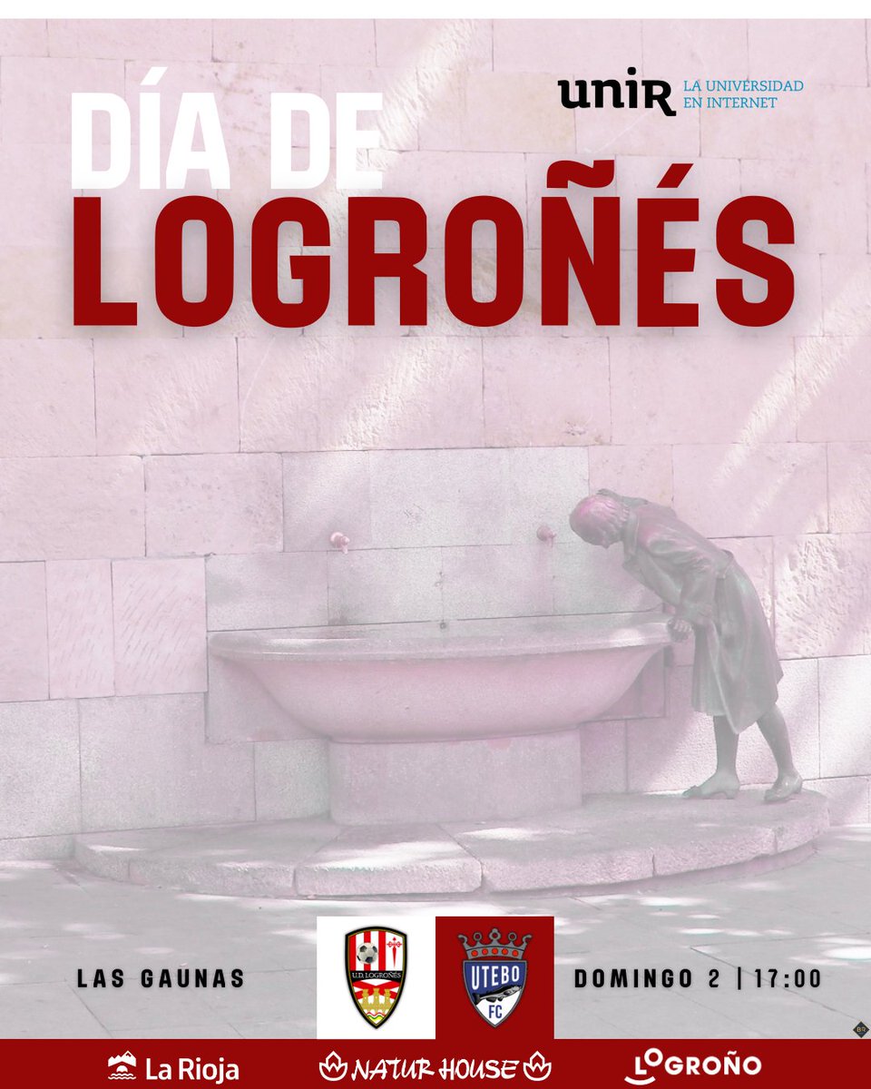 diegodegiusti's tweet image. ⚽️ HOY: #UDLogroñes 🆚️ #UteboFC

⏰ 17:00 (🇪🇸) | 13:00 (🇦🇷)

🎙 Relato: @diegodegiusti
📺 En vivo por @fcplay_ / @FootballClub

#UDLogroñesUteboFC
#SegundaRFEF
#2RFEF
#SegundaFederacion