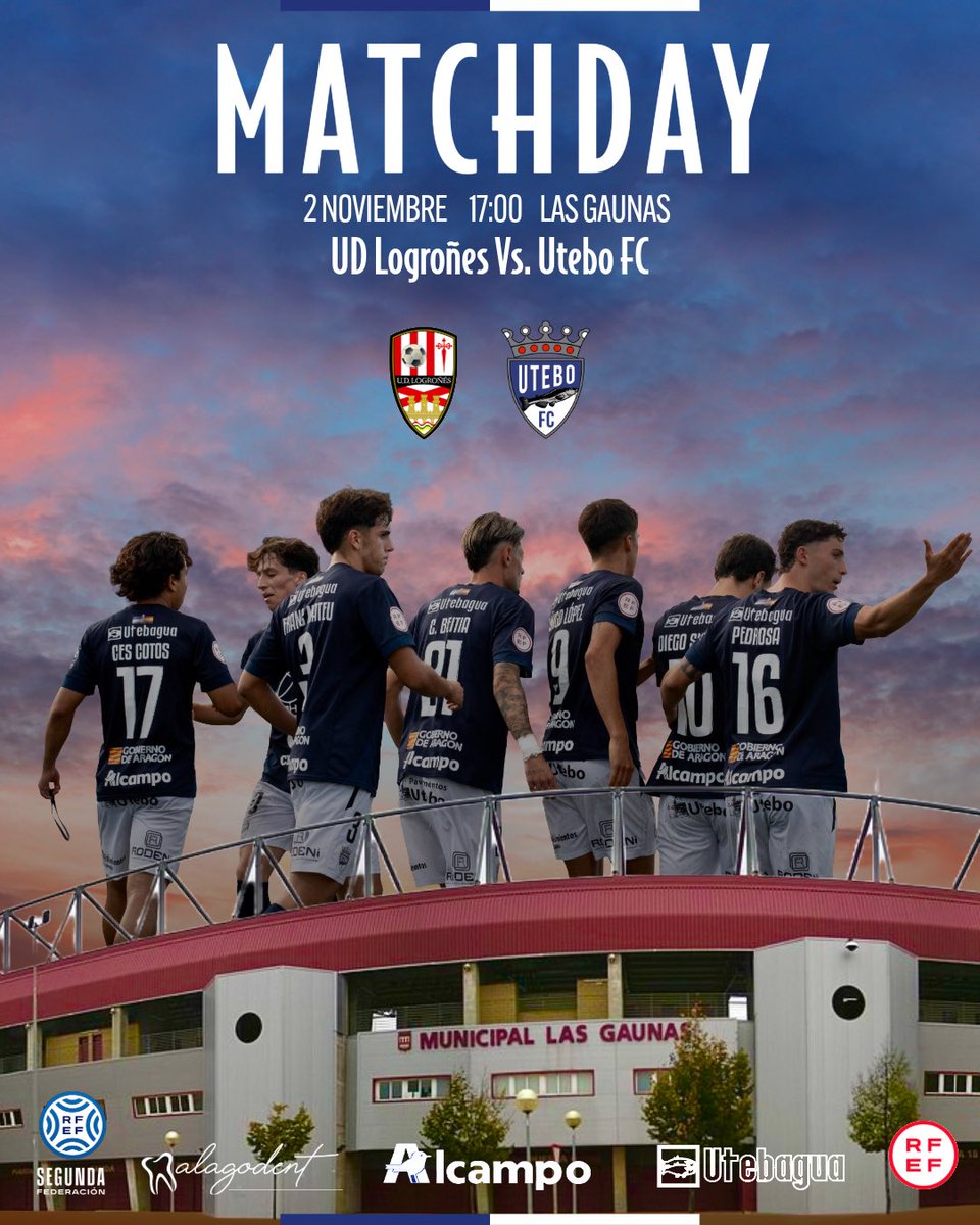 diegodegiusti's tweet image. ⚽️ HOY: #UDLogroñes 🆚️ #UteboFC

⏰ 17:00 (🇪🇸) | 13:00 (🇦🇷)

🎙 Relato: @diegodegiusti
📺 En vivo por @fcplay_ / @FootballClub

#UDLogroñesUteboFC
#SegundaRFEF
#2RFEF
#SegundaFederacion