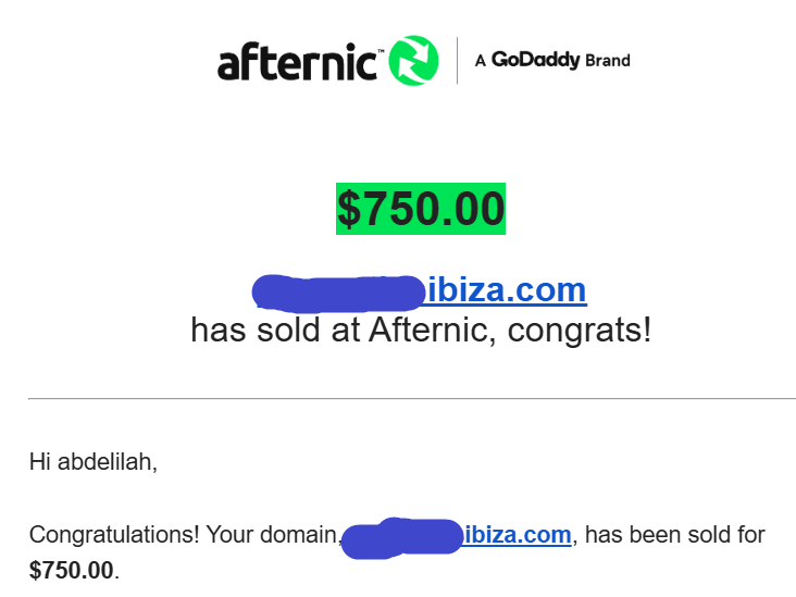 Sold!

I like this island!

I hand-registered it and sold it to a client I’d given a domain to in the past. That’s the power of keeping your past clients' data, it’s passive income!

Sorry, can't share the name 

Big thanks to the teacher <a href="/KehelAyyoub/">Ayoub Kehel</a> 

#Domains