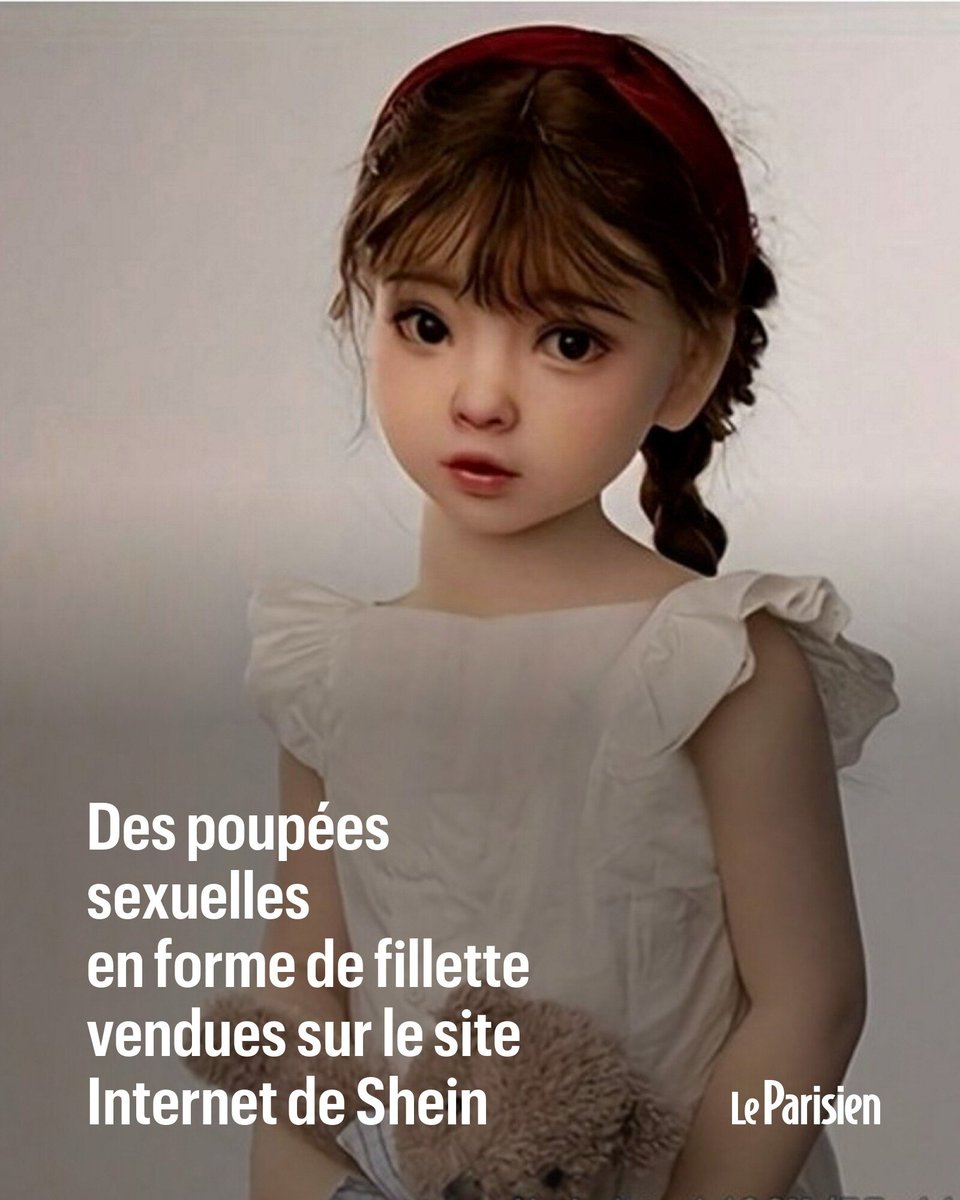 Cette déviance sexuelle, c'est carrément écœurant !

D'abord les poupées féminines et l'humiliation des femmes...

et maintenant ces horreurs avec des visages d'enfants ! 😡🤬😰😰😰😰