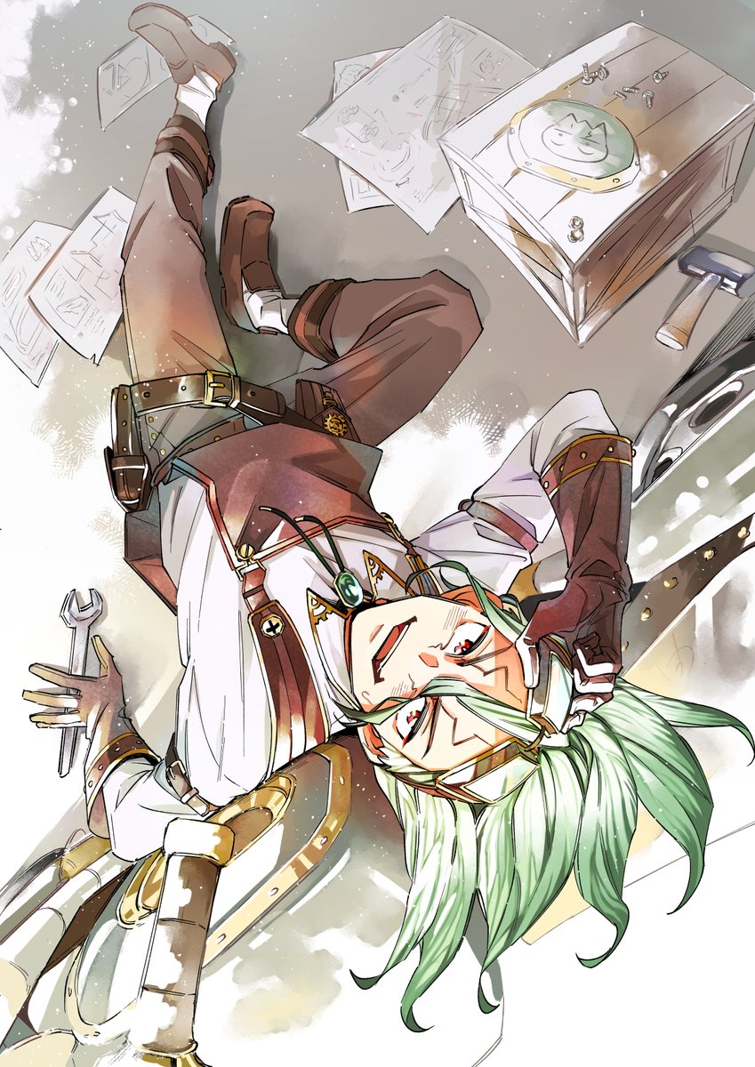 furikkyu108's tweet image. バイク整備師🚀

ツーリングのグッズ、運転せずに整備（？）してるところ最高に石神千空で大好きです✨