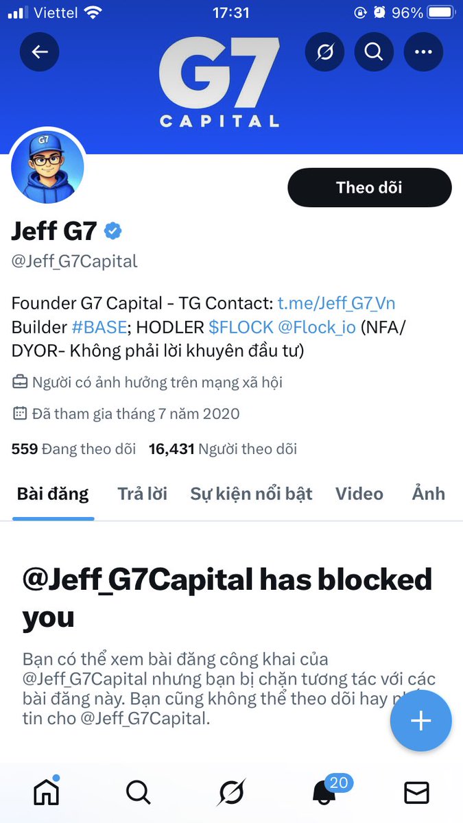 Nguyenchuc2021's tweet photo. @giaptuatgm @lamthatnhatheki @Phuonguyen369 @Jeff_G7Capital À thì ra nó là thằng Huy nibi =)) trước nó show ví mua 100k$ con nibi mà, chắc nhiều ae đi ẻ với nó rồi. https://t.co/BPHZeVFHoY