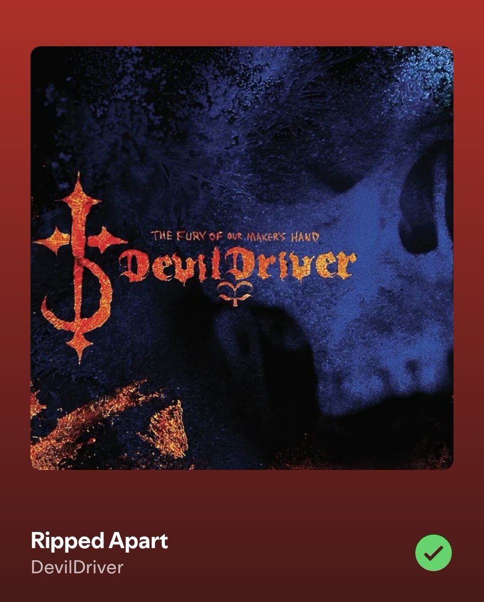 Daily Banger 💣

DevilDriver - Ripped Apart
