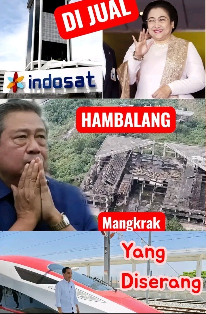 Yang marah rakyat karena “Di tipu dengan Ijazah Palsu”

Yang kecewa rakyat karena anaknya yang Pandir, Dungu dan Tukang Teler “Dijadikan Wapres”

Kok ngamuk dan kalapnya ke Megawati dan SBY

Partai kalau kadernya idiot cirinya emang gitu sih..!!
🤦‍♀️