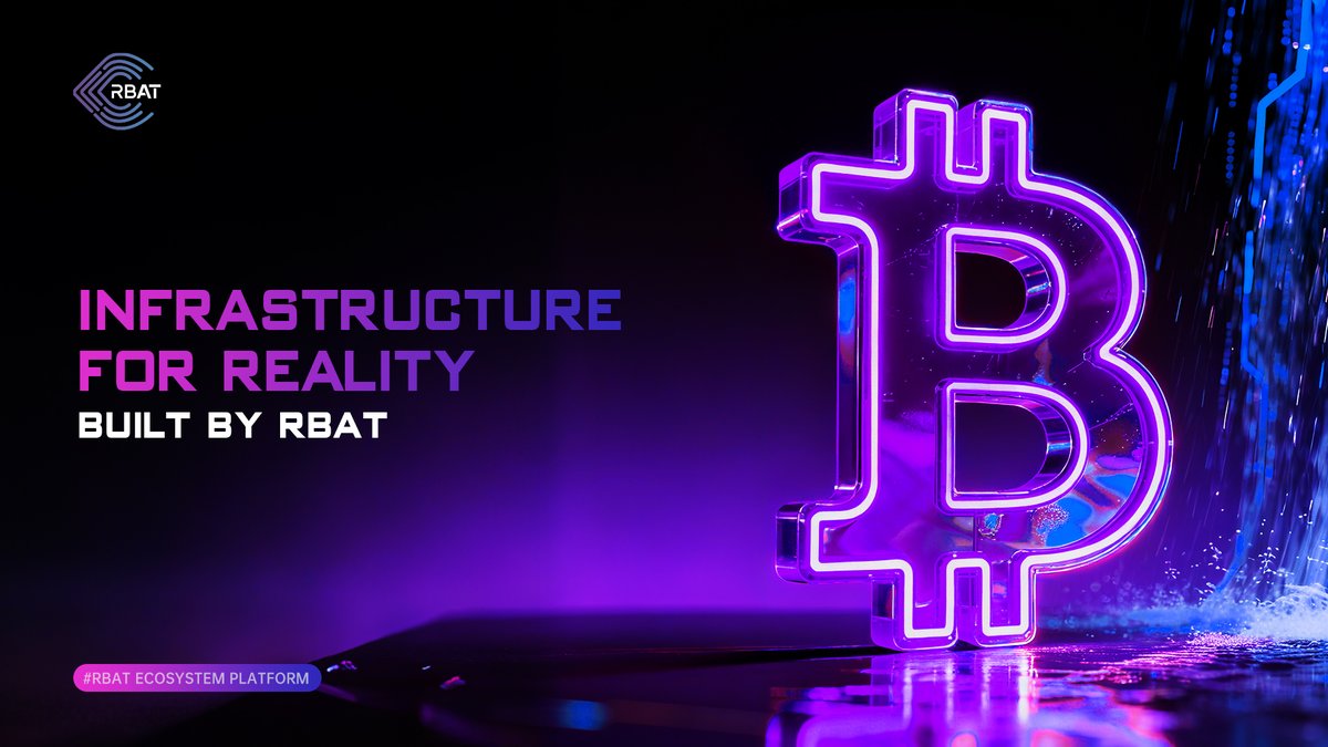 RBAT_Official's tweet photo. The world’s most valuable assets don’t belong on makeshift rails.

RBAT is building purpose-engineered digital infrastructure — compliant by design, scalable worldwide, and native to on-chain markets.

This is how real value enters the blockchain economy.
#RBAT #RWA  #Web3 https://t.co/ElKeyTKWYw