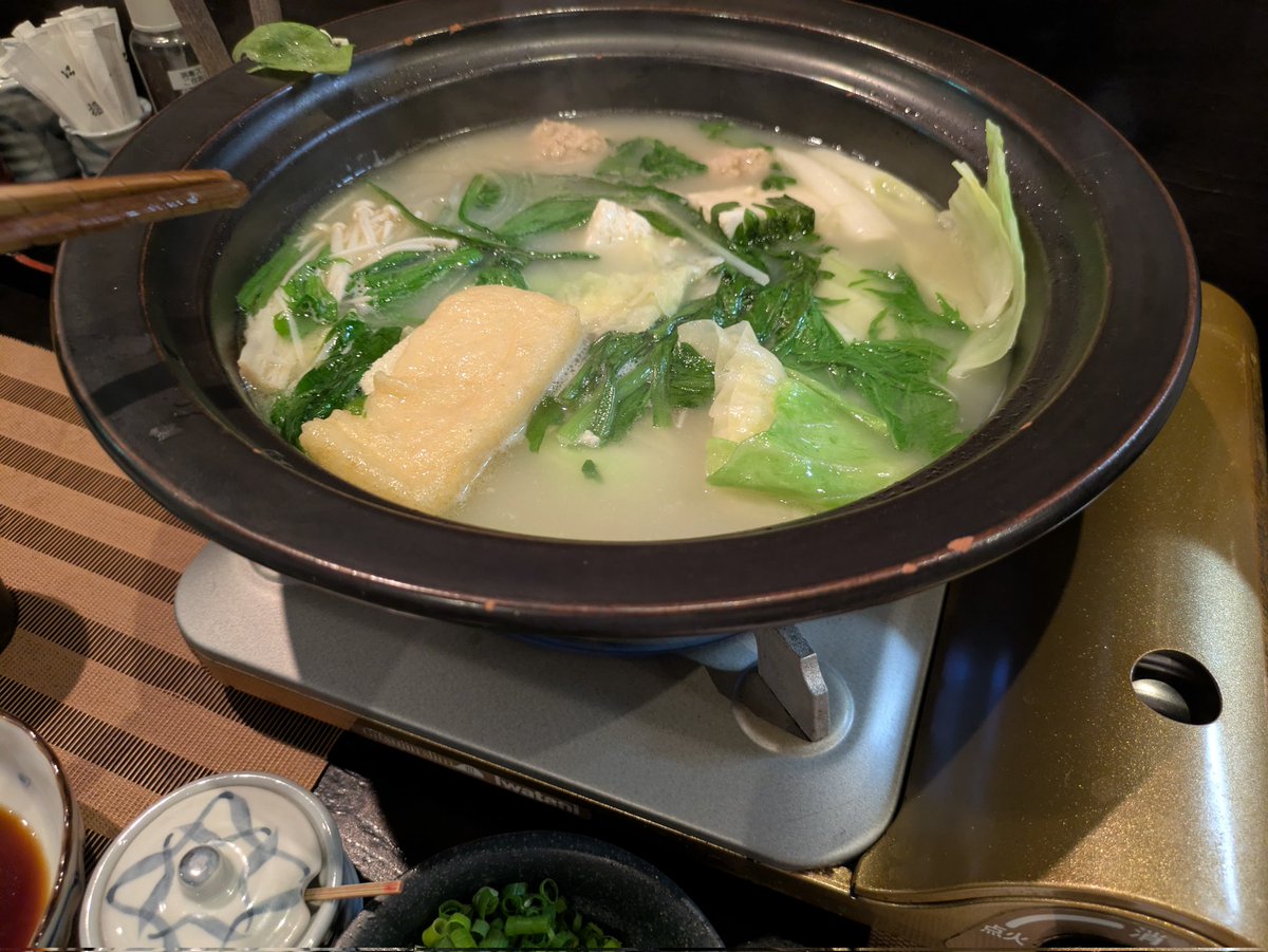 福岡通算7年目にして初の水炊き
