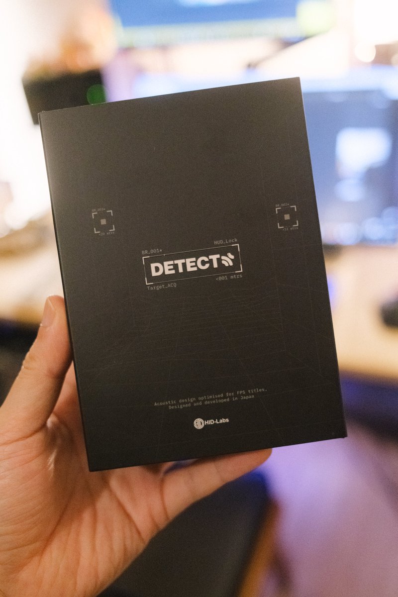 DETECT HID-labs FPS イヤホンj HID-Labs DETECT ゲーミングイヤホン