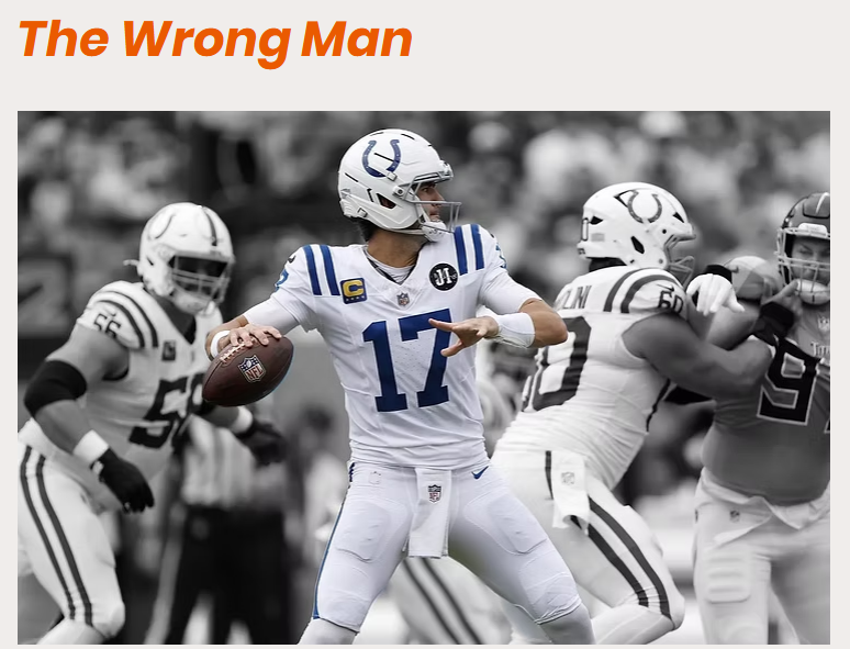 SLOW FOOTBALL
Aquí dejo mi último artículo. Un análisis sui generis de la excelente e inesperada temporada de los #Colts y de su QB Daniel Jones. ¿Pretender o contender? ¿Sueño o realidad? Carpe Diem

tbradgarner.wixsite.com/tbradgarner/po…