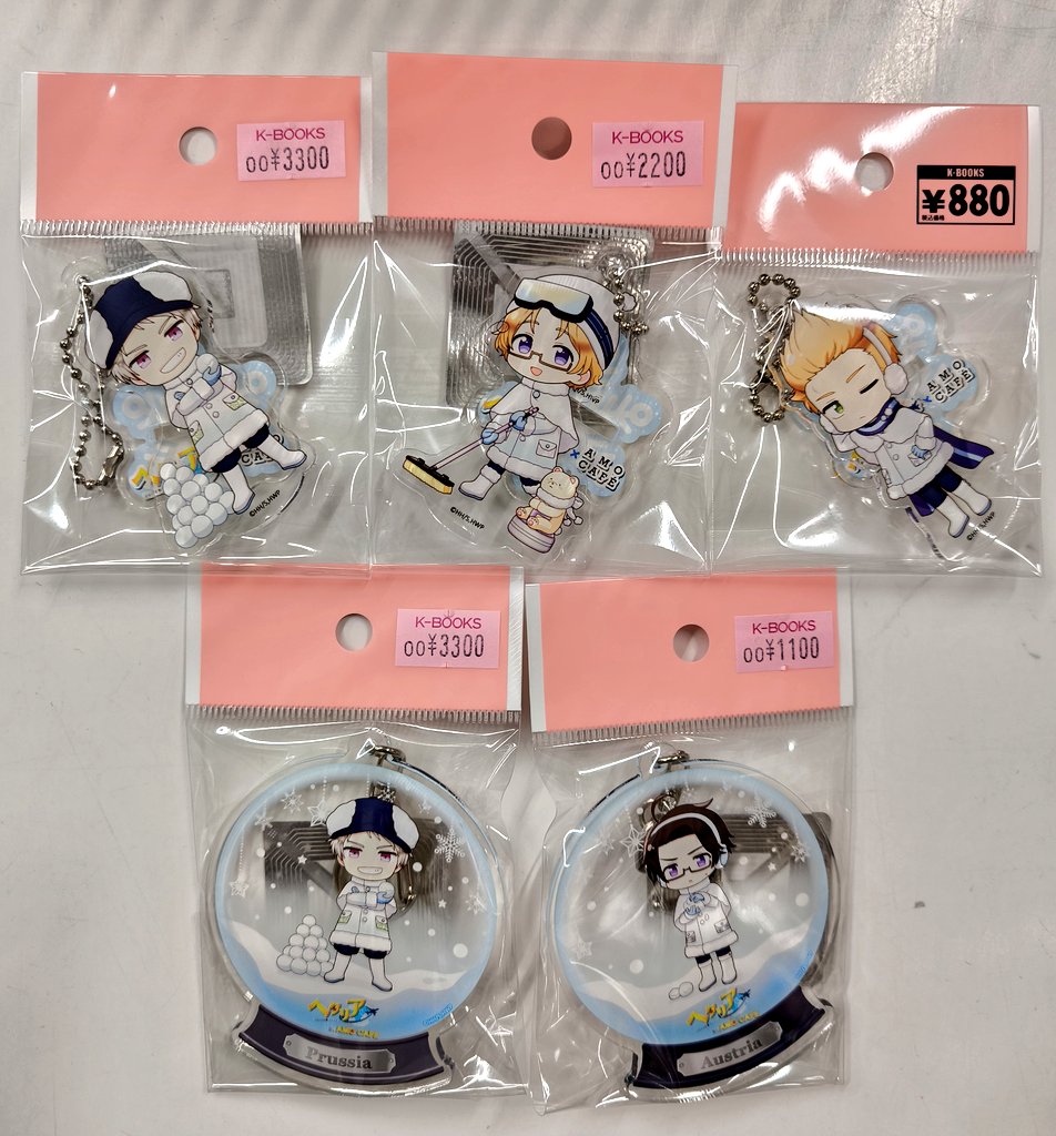 入荷情報】 『 #ヘタリア 』 AMO CAFE 第2弾 ○ミニキャラアクリル