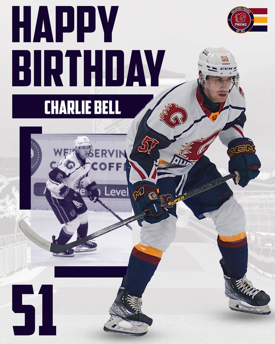 🎉 𝐇𝐀𝐏𝐏𝐘 𝐁𝐈𝐑𝐓𝐇𝐃𝐀𝐘 🎂

Please join us in wishing a happy birthday to our #51, Charlie Bell 🎂 

#GuildfordPhoenix 🐦‍🔥