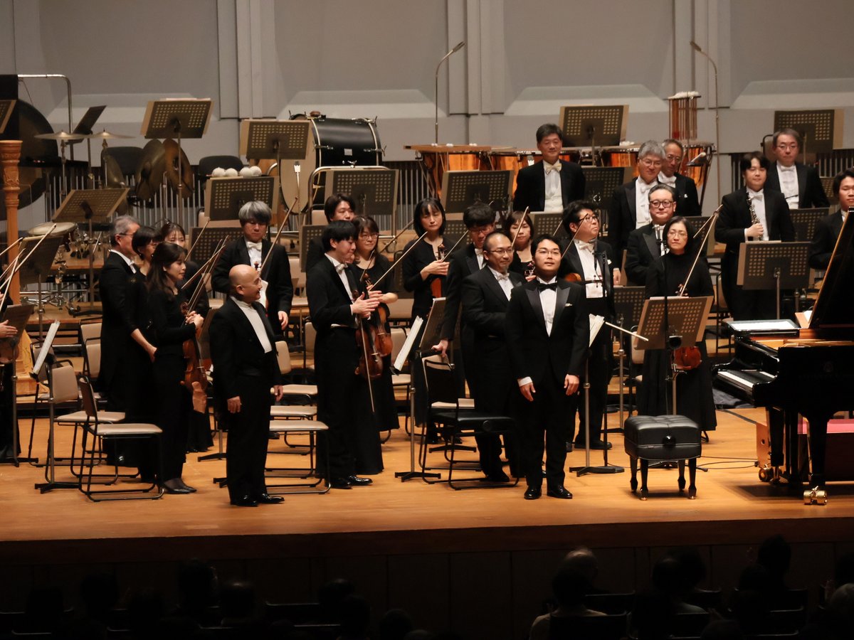 第134回 オーチャード定期
2025年11月2日(日)
オーチャードホール

#nhkso #N響 

指揮：#広上淳一
ピアノ：#小林海都

伊福部 昭／SF交響ファンタジー 第1番
モーツァルト／ピアノ協奏曲 第21番 ハ長調 K. 467

＜魅惑の映画音楽＞をテーマにお贈りした、N響オーチャード定期公演が終演しました🎶