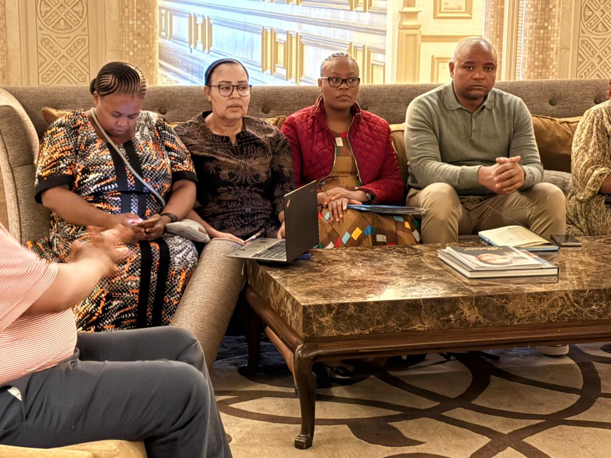 LesothoPR's tweet image. HM King Letsie III is attending the UN’s Second World Summit for Social Development in Doha, 4–6 Nov 2025. Lesotho’s delegation has begun pre-summit briefings ahead of His Majesty’s arrival. #SocialDevelopment #SDG2030 #Lesotho
#SecondWorldSummitForSocialDevelopment #WSSD2