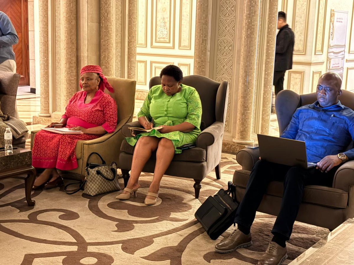 LesothoPR's tweet image. HM King Letsie III is attending the UN’s Second World Summit for Social Development in Doha, 4–6 Nov 2025. Lesotho’s delegation has begun pre-summit briefings ahead of His Majesty’s arrival. #SocialDevelopment #SDG2030 #Lesotho
#SecondWorldSummitForSocialDevelopment #WSSD2