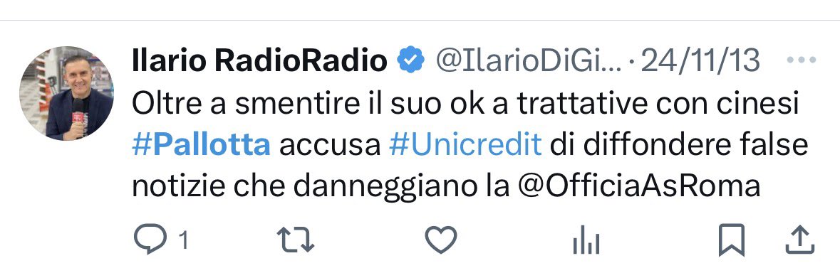 Ma ancora che date adito a “giornalisti” come <a href="/IlarioDiGiovamb/">Ilario RadioRadio</a>? Con un figlio che lavora nella Lazio, cosa dovrebbe fare? Ora dice di chiamare al telefono Lotito per cercare di sapere se vende la società, ma ci rendiamo conto? 
Qui vecchi tweet contro Pallotta: