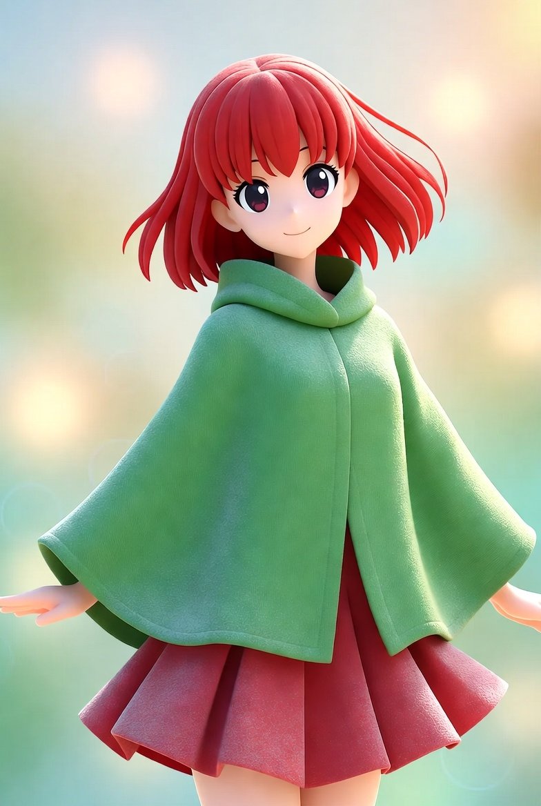 皆様おつりんごです✨𓂃🍎𓈒𓏸

#AIサイコロアートチャレンジ
色ｘ質感ｘ画質

ワードを増やしておりますので是非お試しください°˖✧◝(⁰▿⁰)◜✧˖°
kaki.sakura.ne.jp/apple/aigenv4.…

「若草色ｘサンドｘ3Dレンダリング調」
3D化した林檎ちゃんで休日の夜をお知らせ致します✨𓂃🍎𓈒𓏸