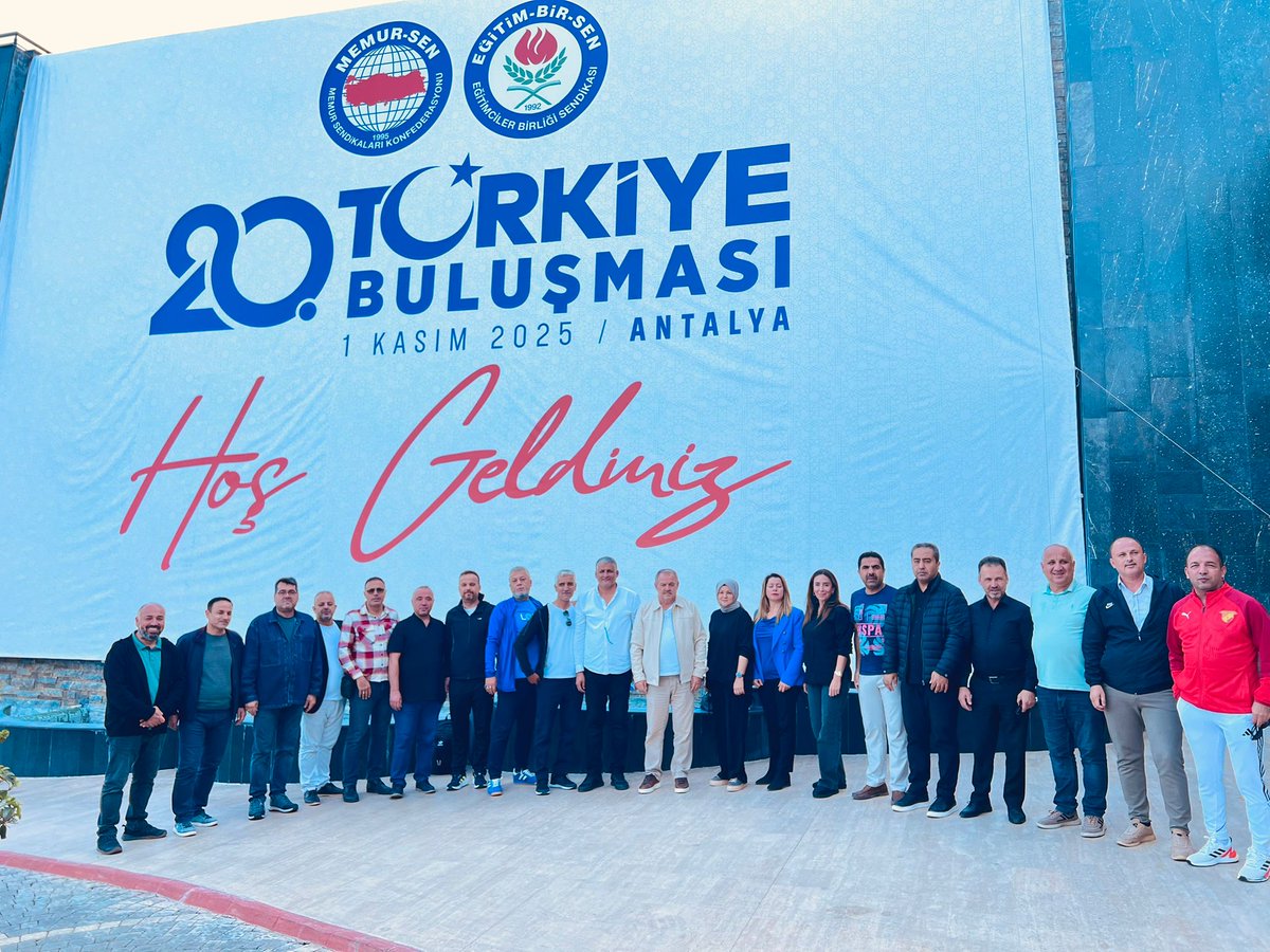 Bugünün, Yarının ve Kalıcı İşlerin Sendikası Eğitim-Bir-Sen…

 20. Türkiye Buluşması'na Hatay EBS teşkilatı olarak katılım sağladık.

#EğitimBirSen
#YetkideİstikrarSendikacılıktaİtibar
#SoyluMücadeleBüyükBuluşma