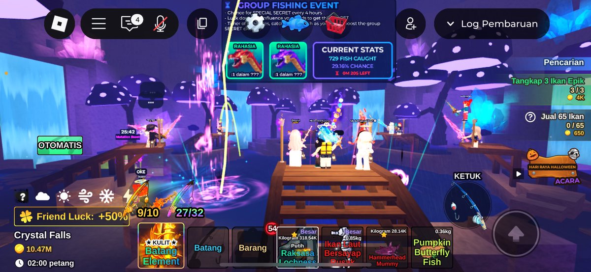 Event: mega,hallow,naga🥹