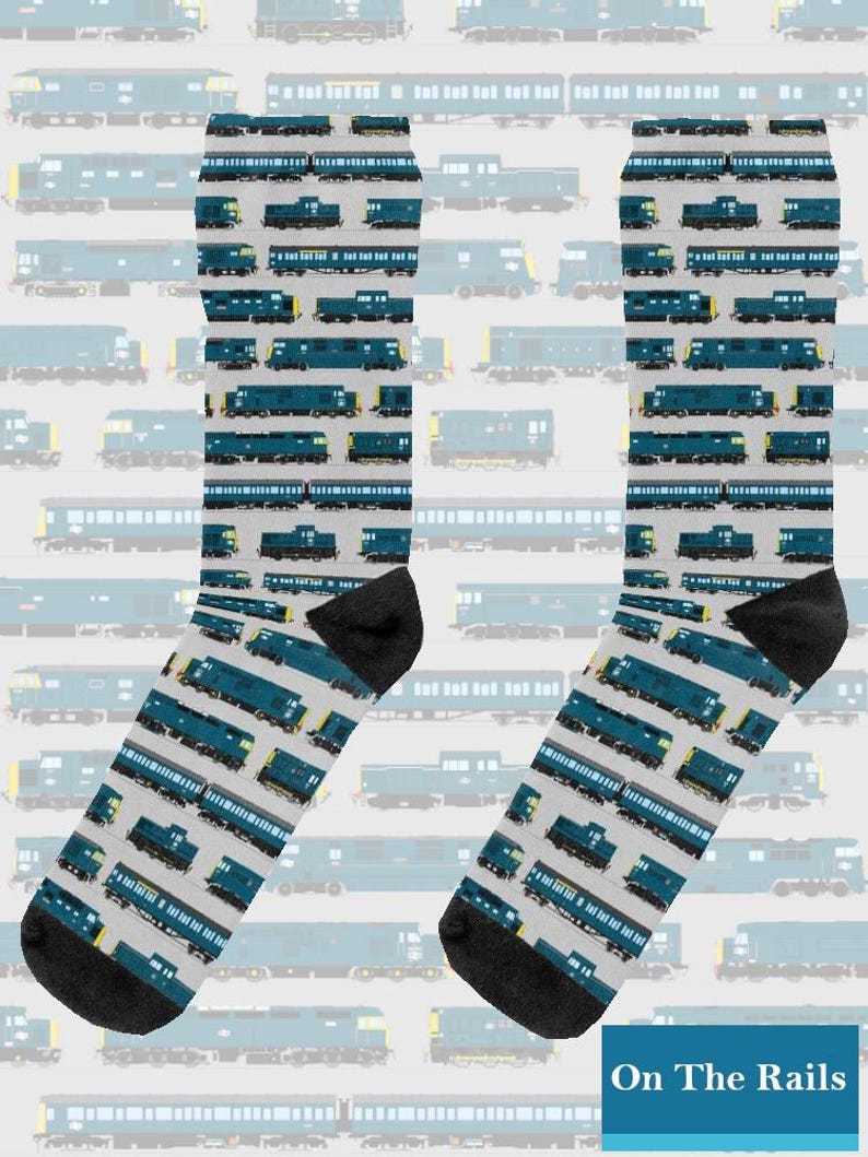 Ontherails2's tweet photo. 🧦 JUST DROPPED 🧦

6 pairs of cotton socks!
- #Pendolino 'Progress' #pride🌈
- Pendo teal/orange 🟠
- HST Swallow 🚄
- Southeastern trains⚡️
- BR Blue  💙 
- Steam Locos 🚂 

https://t.co/HBVmlxsfkm

#class390 #class375 #class465 #class37 #class395 #ukgiftam #trains #shopindie https://t.co/wcEATLx2qh