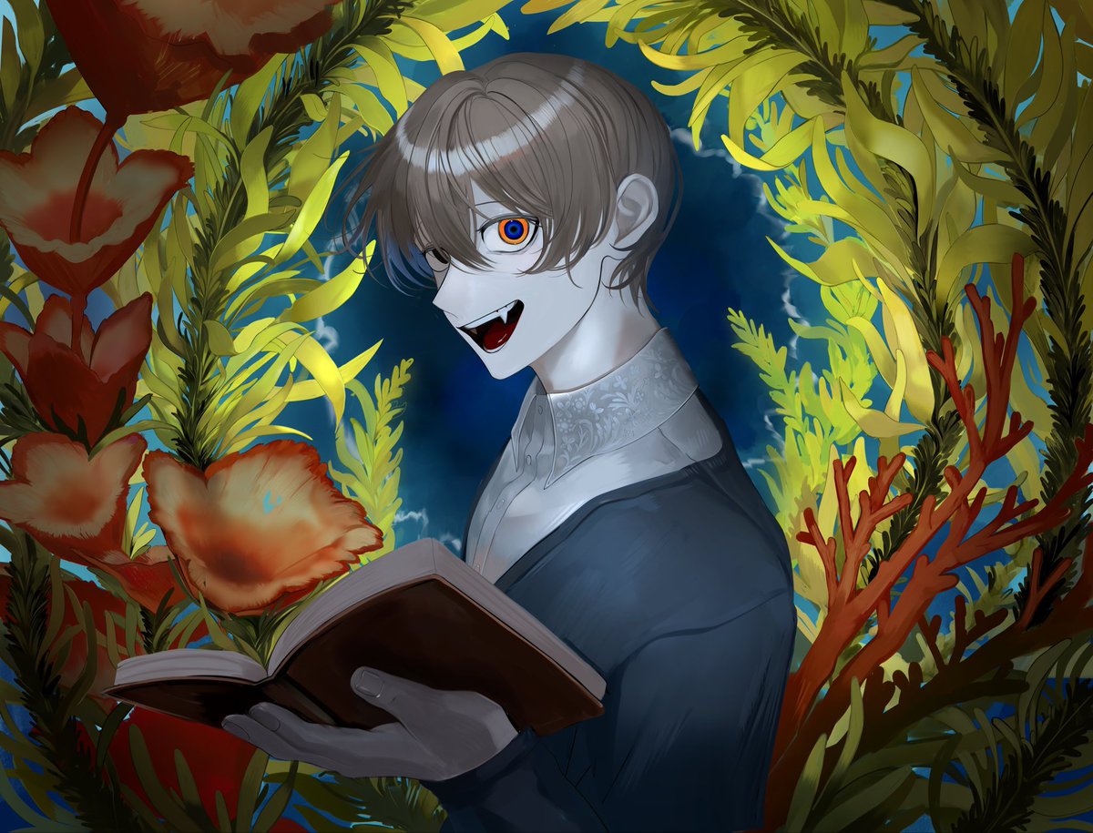 #絵柄が好みって人にフォローされたい 
#秋の創作クラスタフォロー祭り
#絵描きさんと繋がりたい 
鬱々しいイラストと鮮やかなイラストかいてます！よろしくお願いします！