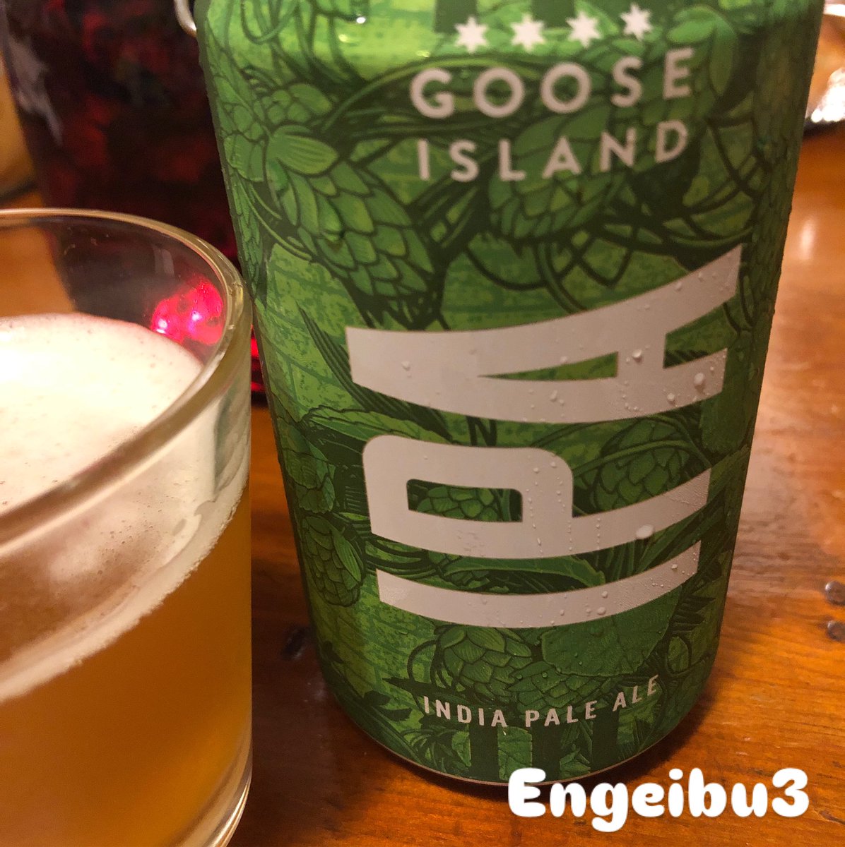 s8e_z's tweet photo. このIPA、初めて飲みましたが
私好みのホップがしっかり効いてて苦味もきちんと残した仕上がり💚
🍺これは美味しいです😋
#GooseIPA https://t.co/w53t4xs2qG