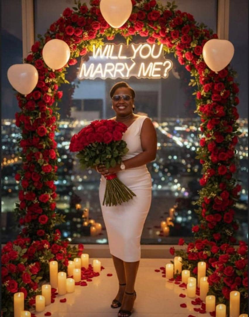 Dear ones she is our of the way😂😂😂. Congratulations Min. Becky