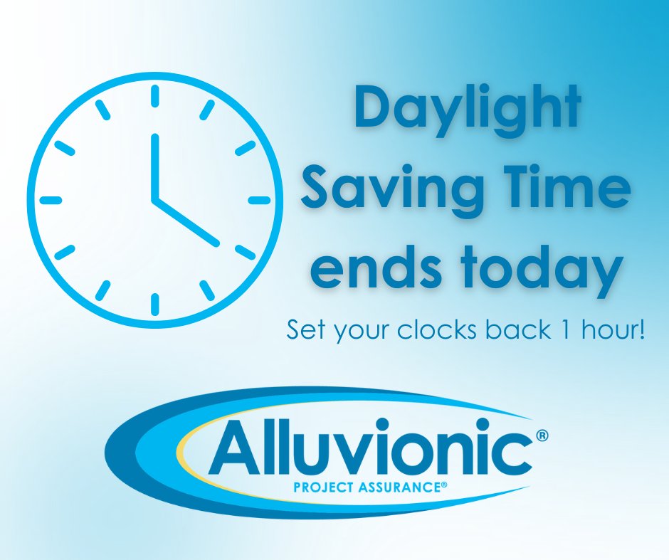 Alluvionic's tweet image. Don’t forget to “fall back”! Daylight Saving Time ends today—set your clocks back &amp;amp; enjoy that extra hour. ⏰

At Alluvionic, we make every hour count. Learn how we help businesses work smarter: alluvionic.com

#FallBack #Alluvionic