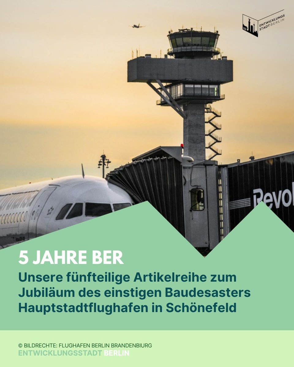 Fünf Jahre Hauptstadtflughafen BER. In unserer fünfteiligen Reihe beleuchten wir, wie aus einem der größten Bauskandale der Bundesrepublik sukzessive doch noch ein Wirtschaftsmotor für die Metropolregion Berlin-Brandenburg wurde:

entwicklungsstadt.de/5-jahre-ber-te…