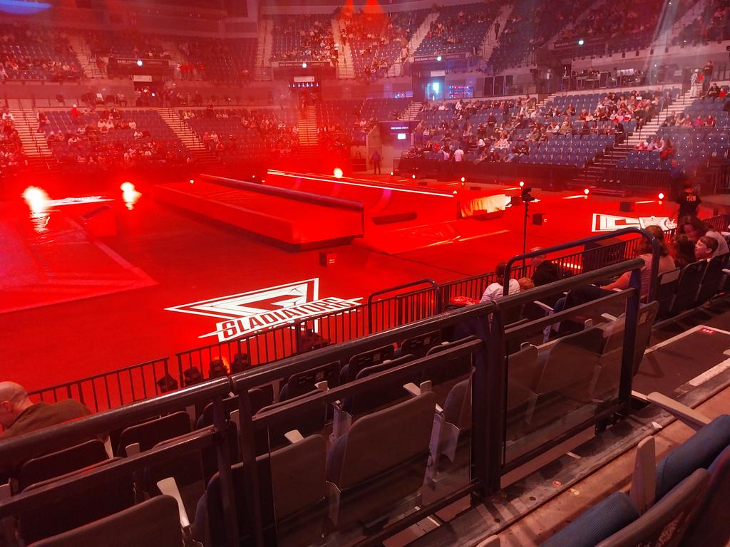 LPOOLE81's tweet photo. @M&amp;SBankArena !! Gladiators Live !! https://t.co/BBBH3b1C0R