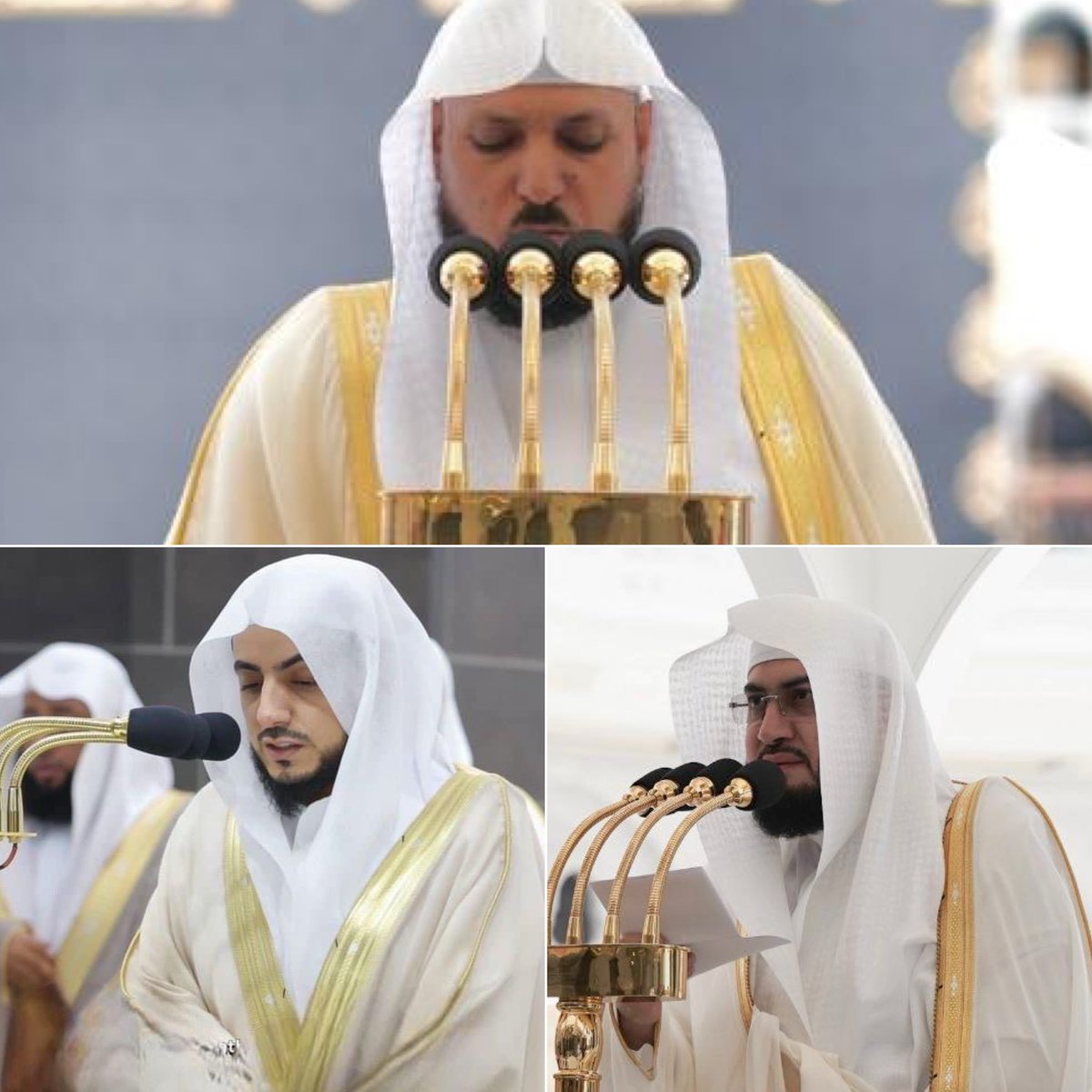 insharifain's tweet image. Weekly Schedule of Imams at Masjid Al-Haram

From Sunday, 11 Jumada Al Awwal to Saturday, 17 Jumada Al Awwal 1447 AH

Fajr: Sheikh Maher Al Muaiqly
Substitute: Sheikh Waleed Al Shamsan

Dhur: Sheikh Waleed Al Shamsan 
Substitute:  Sheikh Bandar Baleelah

Asr:  Sheikh Bandar…