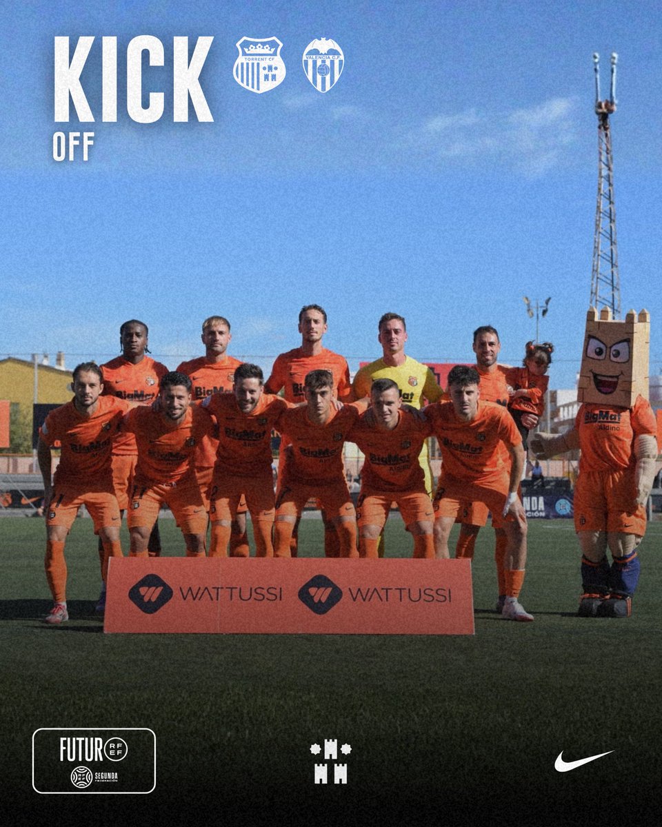 𝗔𝗥𝗥𝗔𝗡𝗖𝗔 𝗘𝗟 𝗣𝗔𝗥𝗧𝗜𝗗𝗢 𝗘𝗡 𝗦𝗔𝗡 𝗚𝗥𝗘𝗚𝗢𝗥𝗜𝗢

Ya rueda el balón en San Gregorio.

#SangTaronja #TorrentAFoc #TorrentVCFMestalla