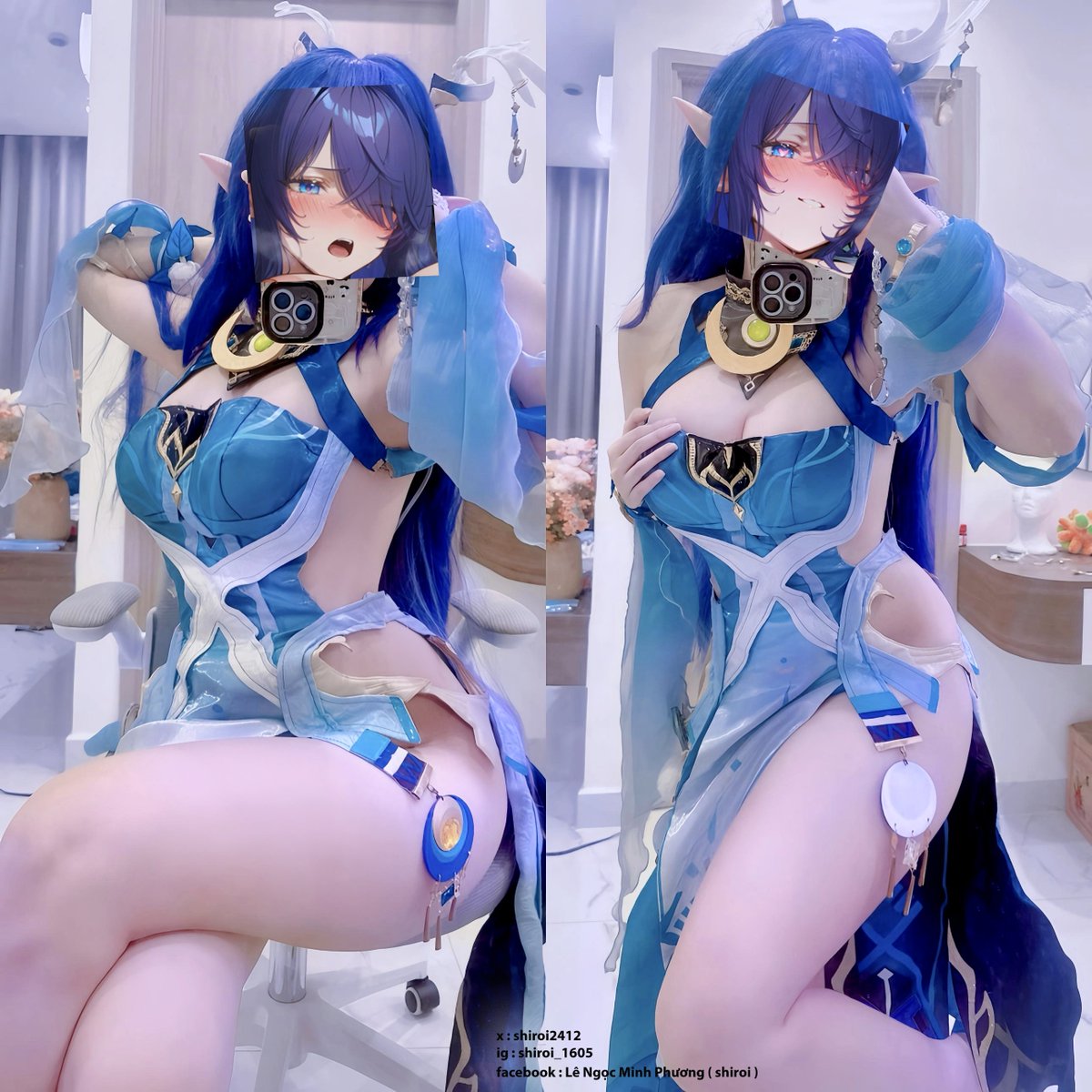 原神「ラウマ」コスプレ - Shiroi