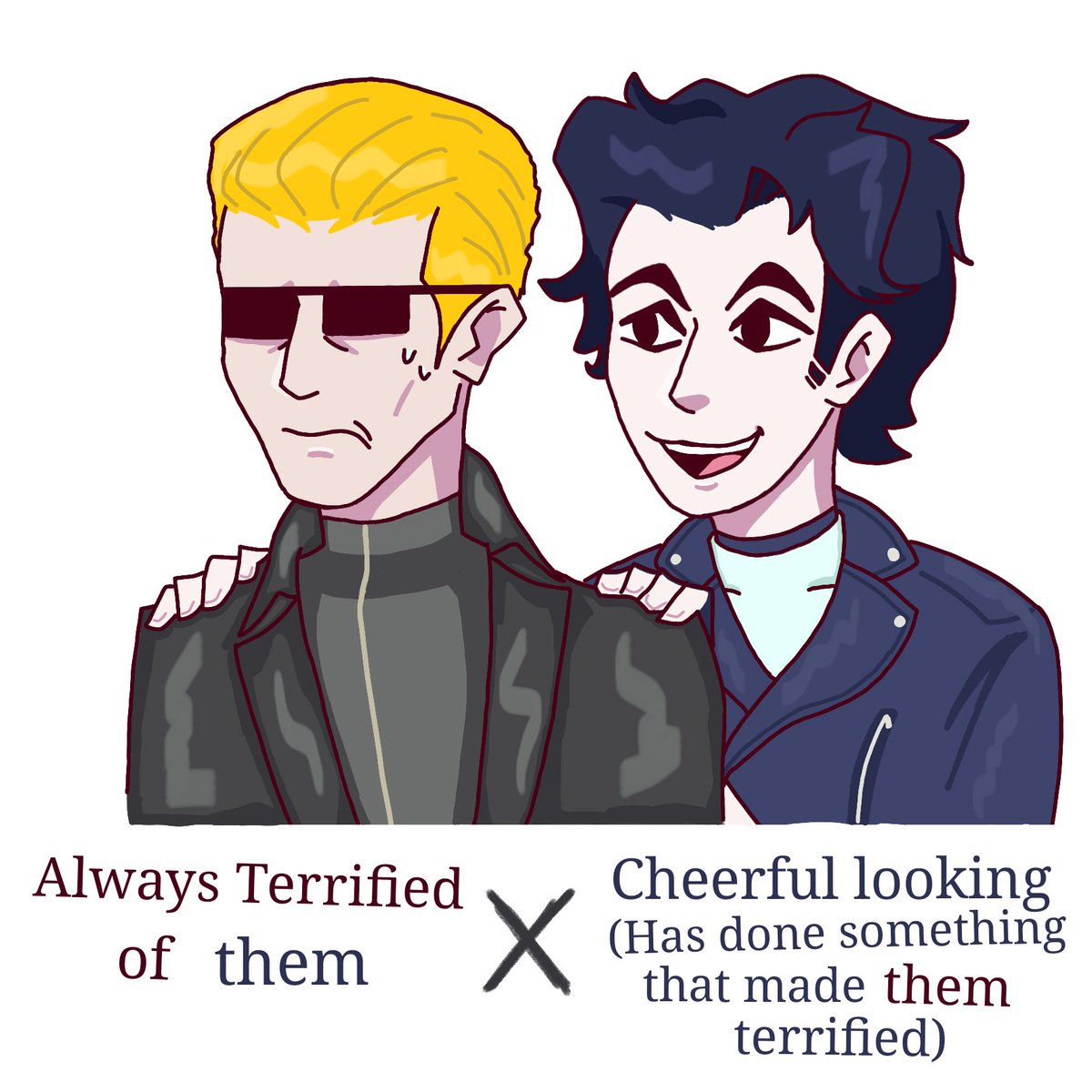 I had a sudden burst of motivation, my first yume art 🥳

Not me btw, Wesker is in a loving relationship with my oomf <a href="/weskersmalew1fe/">ferris 🧬🎡 weskers malewife</a>

#ResidentEvil #yumetwt #yumeship #ocxcanon #Fesker