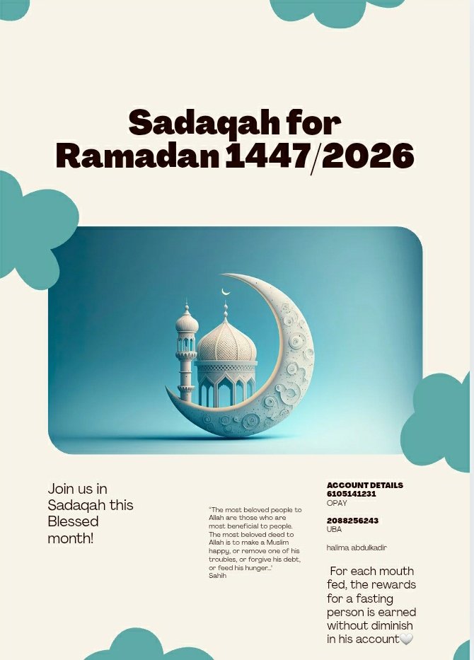 imaniwellspring's tweet image. Setting up our fundraiser for the month of Ramadan early, In sha Allah we surpass last year&apos;s reach and make the month as memorable for the underserved as it we would ourselves 🤍

Please donate and share Fi Sabilillah 😊