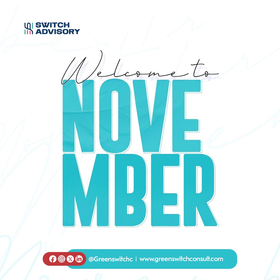 switchadvisory's tweet photo. Happy New Month! 🎉 November is here, bringing new possibilities and chances to make more impact. Let's embrace this month with purpose and passion. Wishing our entire CISD community a productive and fulfilling November!

#SwitchAdvisory #November2025 #HappyNewMonth https://t.co/pD47VJSYdx