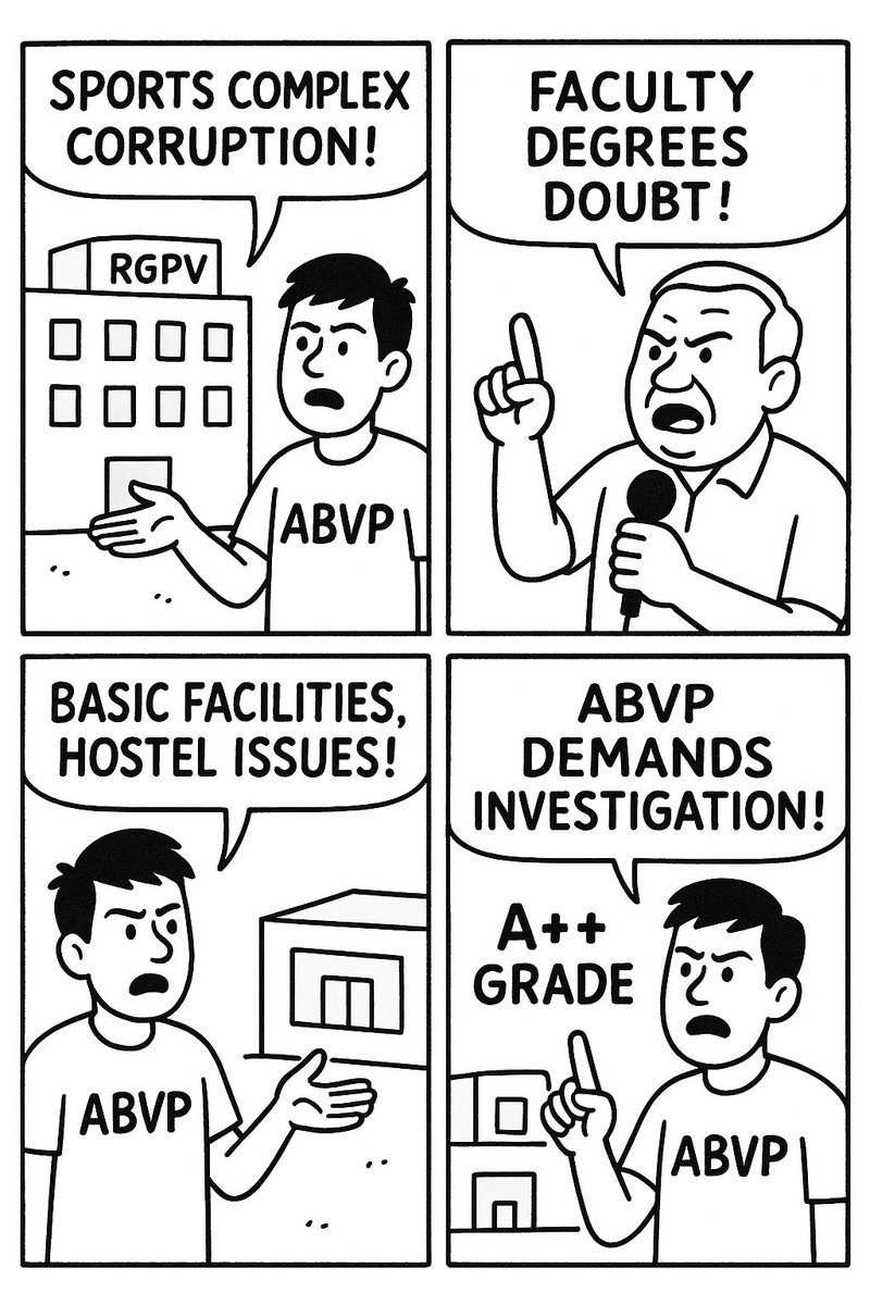 HarshitMewada's tweet photo. If student grievances, lab issues, and transparency concerns don’t matter, then what does NAAC evaluate?
We demand clarity!

@GovernorMP @InderSinghBJP

#RGPV_NAAC https://t.co/PH4iP0mpV5