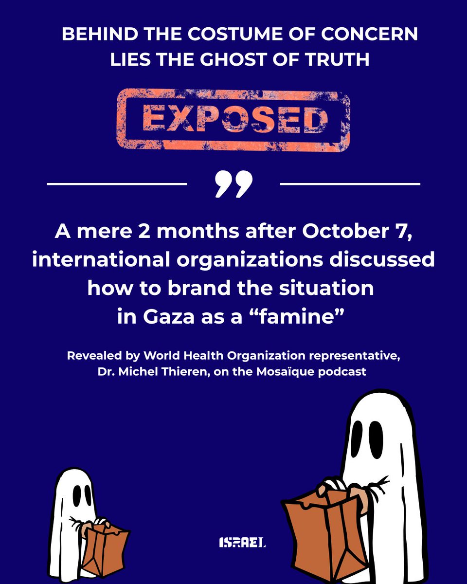 Already in Dec. 2023, UN officials sought to apply the word “famine” to Gaza. To pressure Israel.

Guided by ideology, not fact. The goal was to shape a narrative, not assess a crisis.

Turns out the only thing haunting Gaza was political theater. 👻