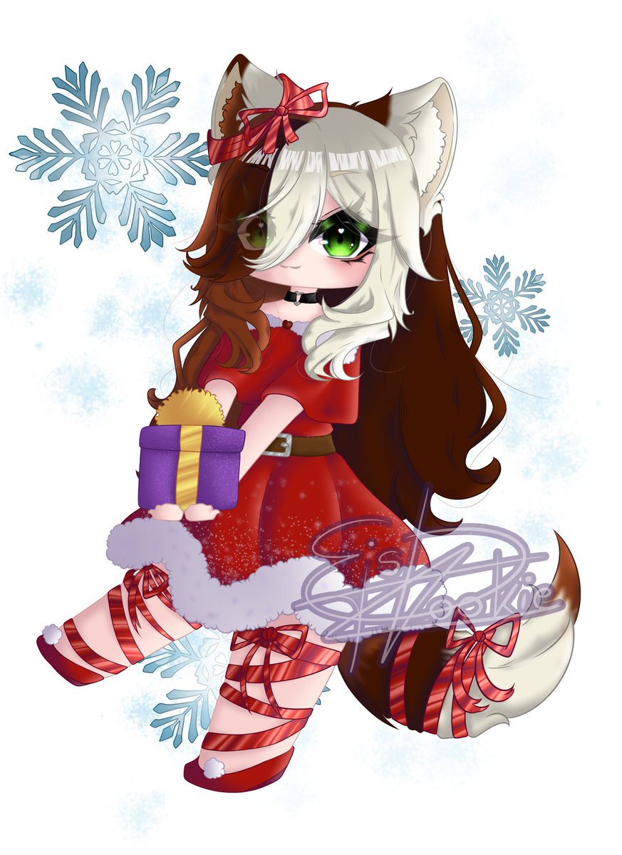 Weihnachten is coming to town🎄 
Nun ist die zweite Weihnacht Commission fertig von der lieben <a href="/EisKookie/">EisKookie 💜</a> dieses Mal aber für die liebe <a href="/ZoeNox/">𝚉𝔬𝔢</a>