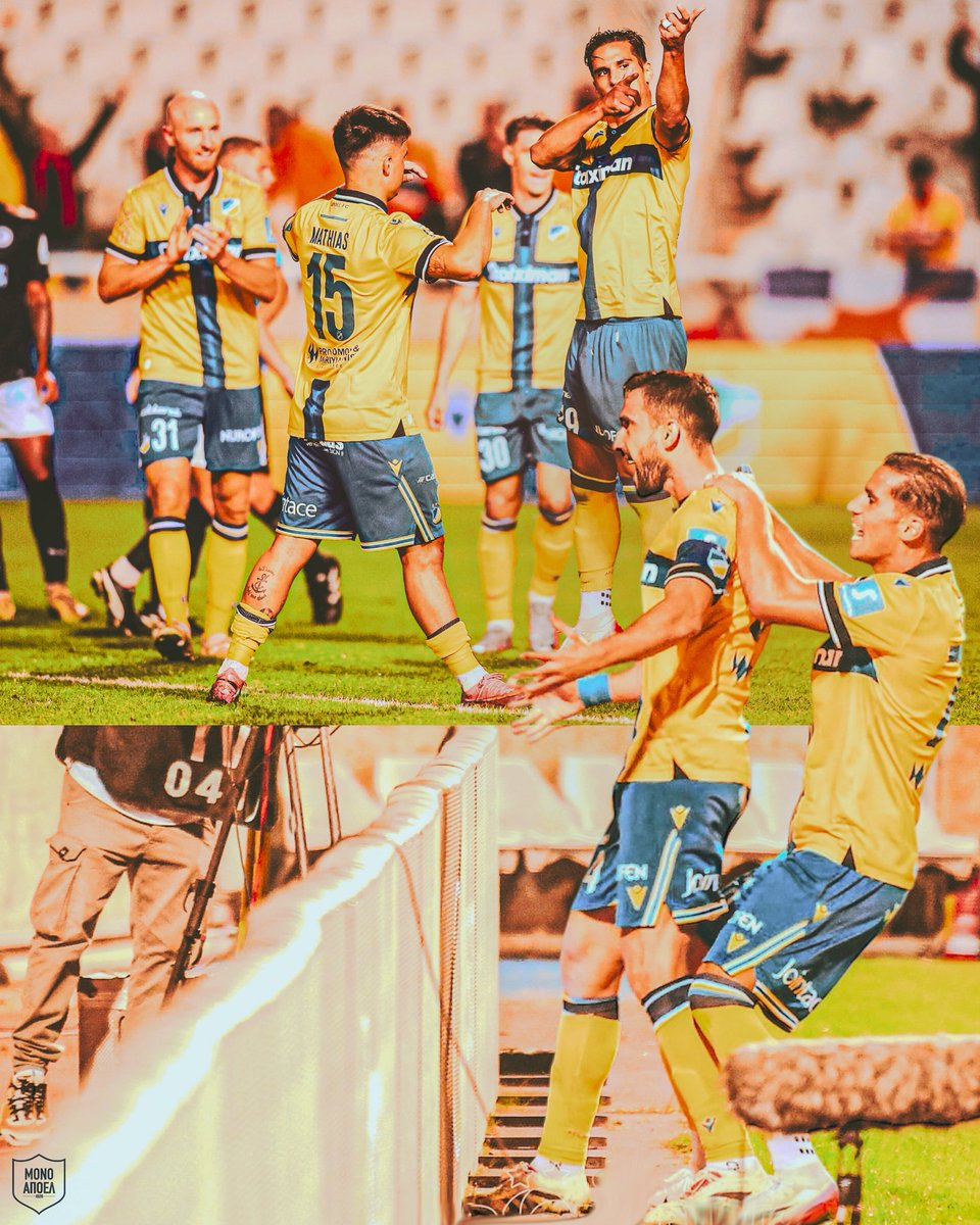 𝞐𝞟𝞞𝞔𝞚 𝘼𝙄𝙍𝙇𝙄𝙉𝙀𝙎 ✈️🔵🟡

Παρόλο που δεχτήκαμε γκολ νωρίς μετά από λάθος στο κέντρο, η ομάδα αντέδρασε εντυπωσιακά. Μετά από ένα πρώτο ημίχρονο γεμάτο χαμένες ευκαιρίες, οι αλλαγές του προπονητή και η πειθαρχία των ποδοσφαιριστών μας έφεραν την ανατροπή.

#monoapoel1926