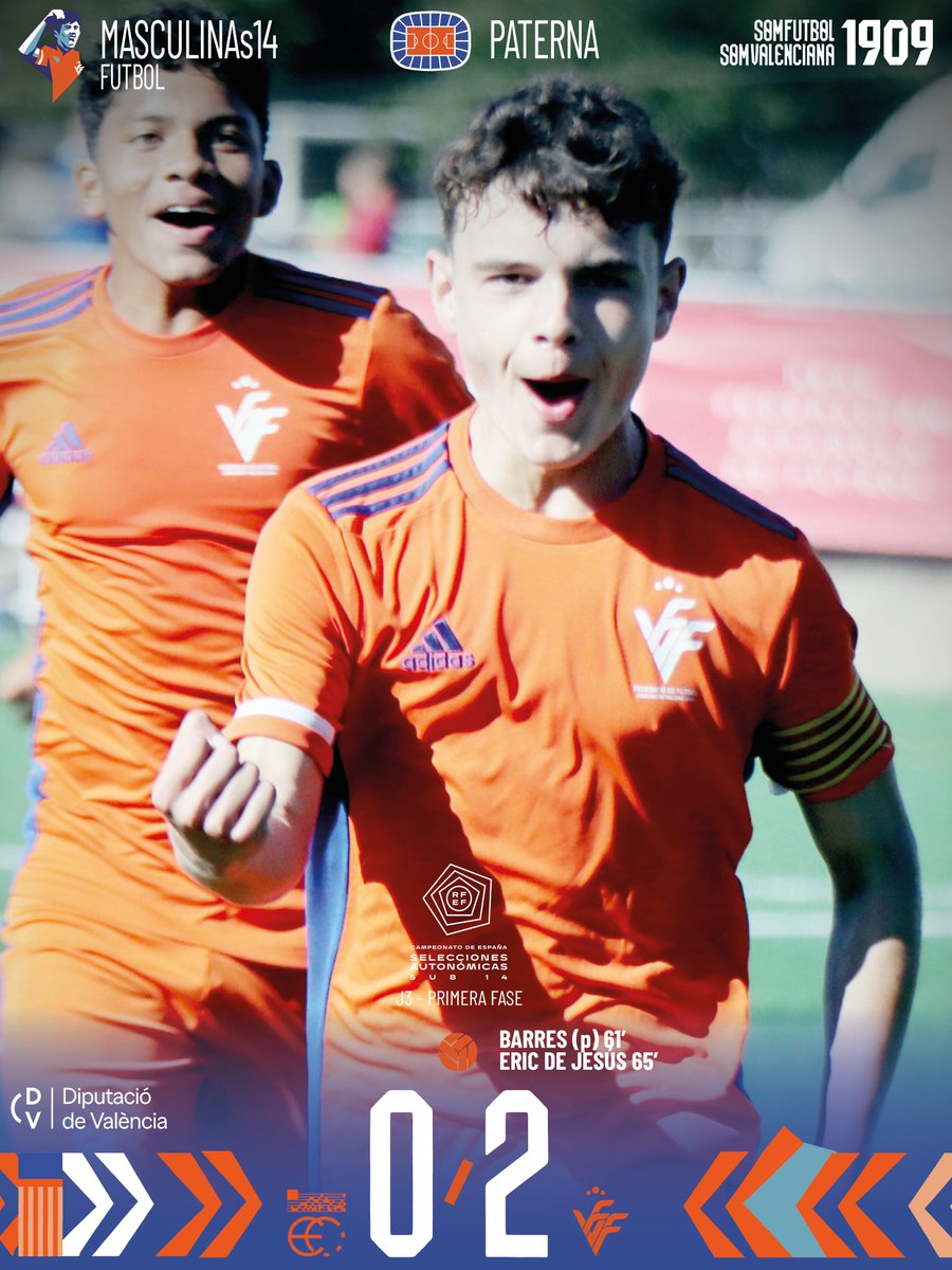 SELECCIÓ |

𝗣𝗹𝗲𝗻𝗼 𝗱𝗲 𝘃𝗶𝗰𝘁𝗼𝗿𝗶𝗮𝘀 𝗽𝗮𝗿𝗮 𝘂𝗻 𝗲𝗾𝘂𝗶𝗽𝗼 𝗾𝘂𝗲 𝘁𝗮𝗺𝗯𝗶𝗲́𝗻 𝘁𝗶𝗲𝗻𝗲 𝗼𝗳𝗶𝗰𝗶𝗼 🛠️💪

𝙴𝚞𝚜𝚔𝚊𝚍𝚒 🆚 𝚂𝚎𝚕𝚎𝚌𝚌𝚒𝚘́ 𝚅𝚊𝚕𝚎𝚗𝚌𝚒𝚊𝚗𝚊 𝚜𝚞𝚋𝟷𝟺 (𝟶-𝟸)

📝 𝗖𝗥Ó𝗡𝗜𝗖𝗔➝ ffcv.es/wp/blog/2025/1…

#somValenciana🔹🔸❤️