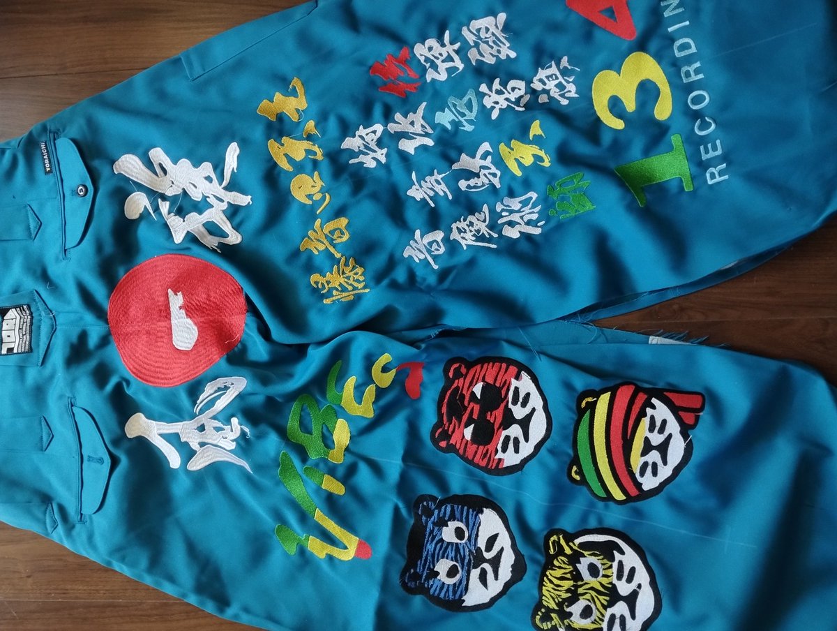 湘南乃風専門 刺繍屋 ニッカ 特攻服に刺繍します。 (@Bzj69epsdt48710